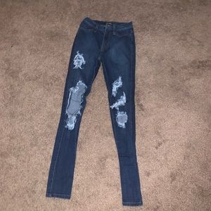 Ripped high waisted Fashion nova jeans